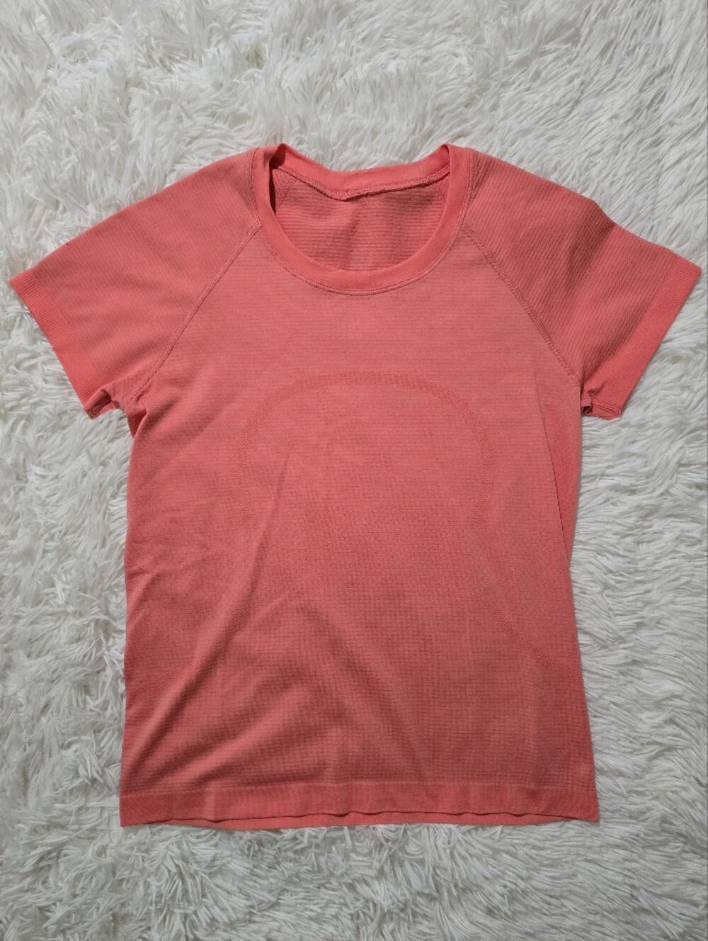 Lululemon Women’s Coral Short-Sleeve Ribbed Top
